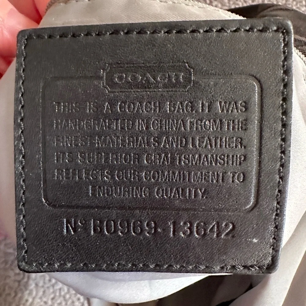 Coach Vintage Y2K Black Hobo Bag